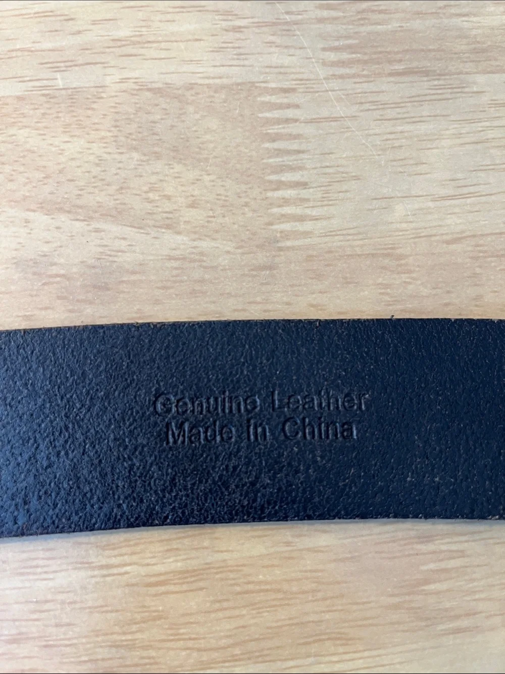 Buffalo David Bitton Black Leather Belt with Silver Buckle